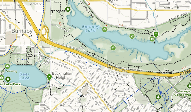 Deer Lakes Park Map