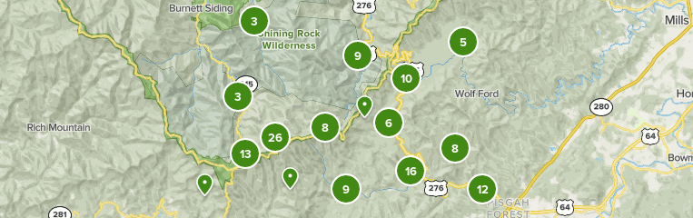 Shining Rock Wilderness Map Best Trails In Shining Rock Wilderness Area | Alltrails