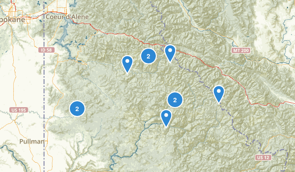 St. Joe National Forest Map