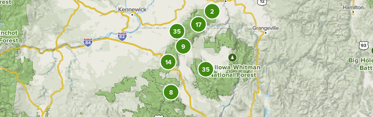 Umatilla National Forest Map Best 10 Trails In Umatilla National Forest | Alltrails
