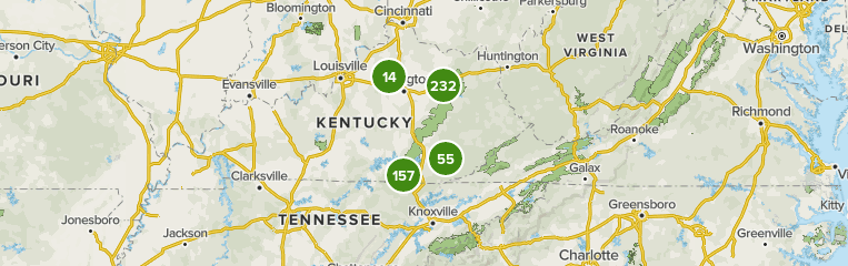 Daniel Boone National Forest Trail Map Gwkgndwgesgfpm