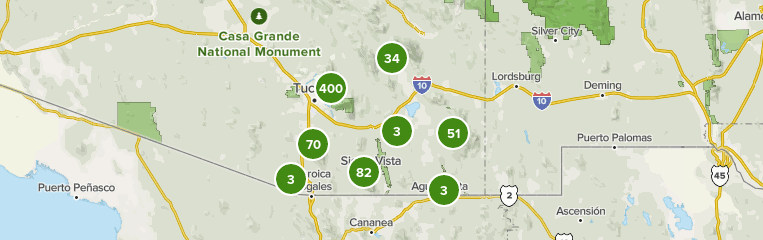 Coronado National Forest Map Best 10 Trails In Coronado National Forest | Alltrails