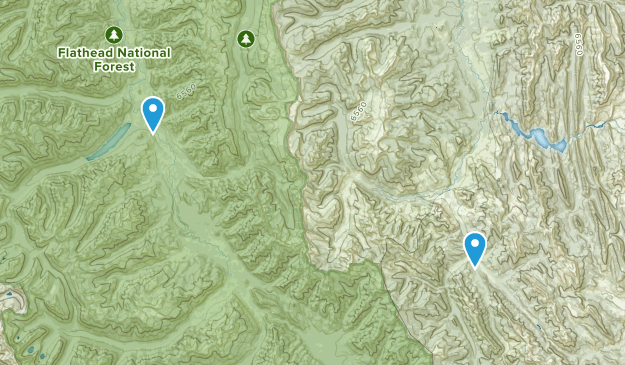 Bob Marshall Wilderness Map Trails