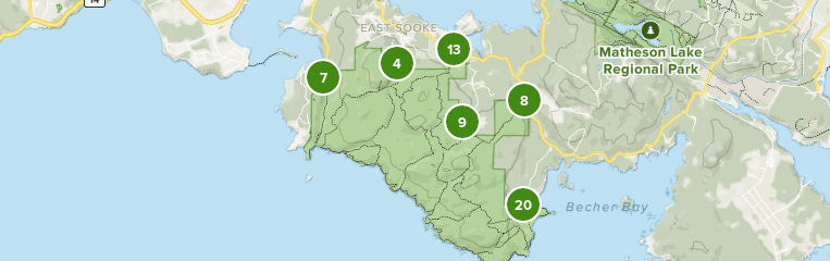 East Sooke Park Trail Map Best 10 Trails In East Sooke Regional Park | Alltrails