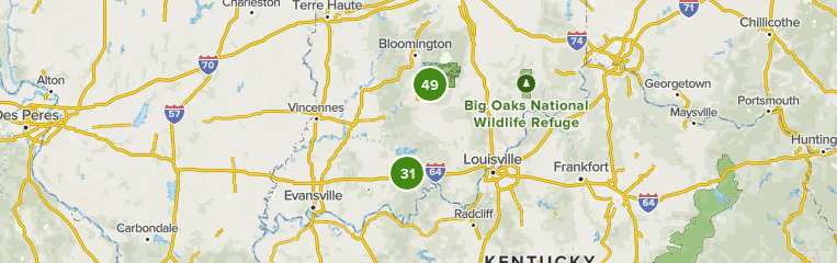 hoosier national forest trail map pdf