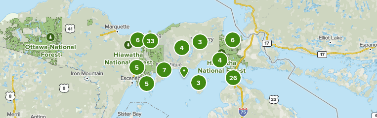 Hiawatha National Forest Trail Map Best 10 Trails In Hiawatha National Forest | Alltrails