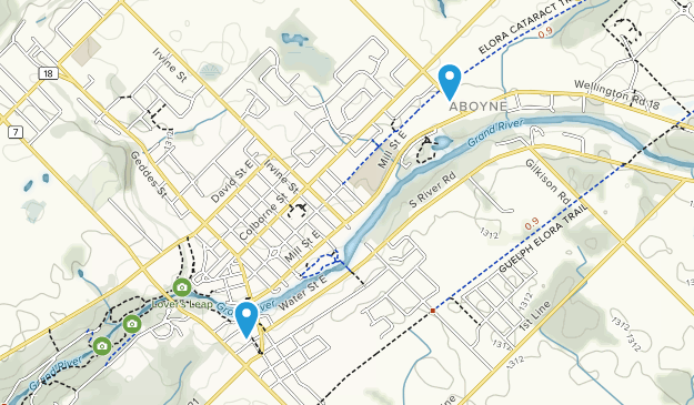 Map Of Elora Ontario