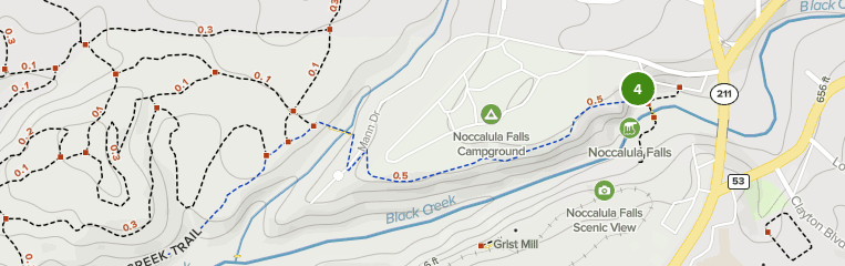 Noccalula Falls Trail Map Best 10 Trails In Noccalula Park | Alltrails