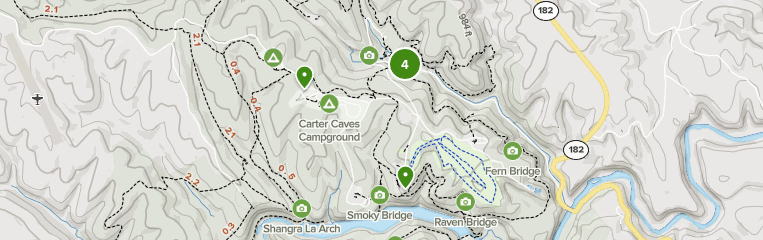 Carter Caves State Park Map Best 10 Trails In Carter Caves State Resort Park | Alltrails