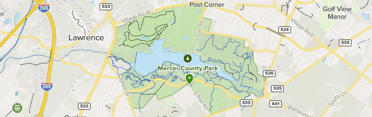 Mercer county park trail map