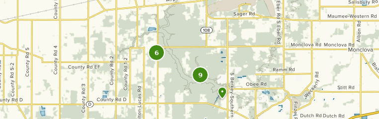 Prairie Oaks Metro Park Map