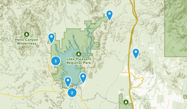 Lake Pleasant Regional Park Map