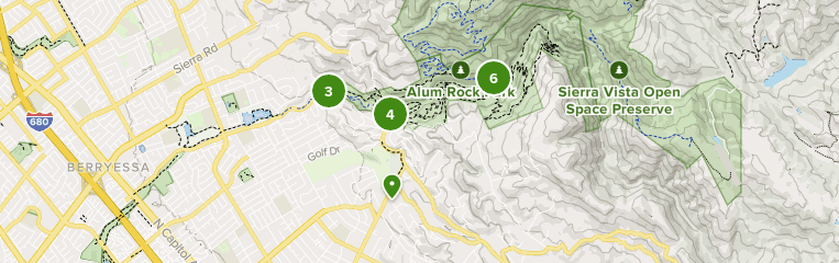 alum rock park map Best Trails In Alum Rock Park California Alltrails alum rock park map