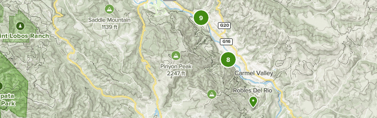 Garland Ranch Trail Map Best 10 Trails In Garland Ranch Regional Park | Alltrails