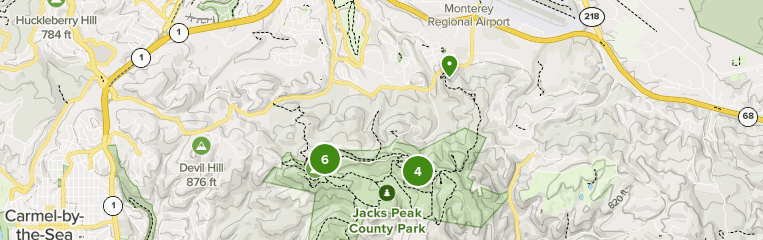 Jacks Peak Trail Map Best 10 Trails In Jacks Peak County Park | Alltrails