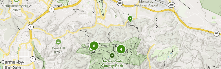 Jacks Peak Trail Map Best 10 Trails In Jacks Peak County Park Alltrails
