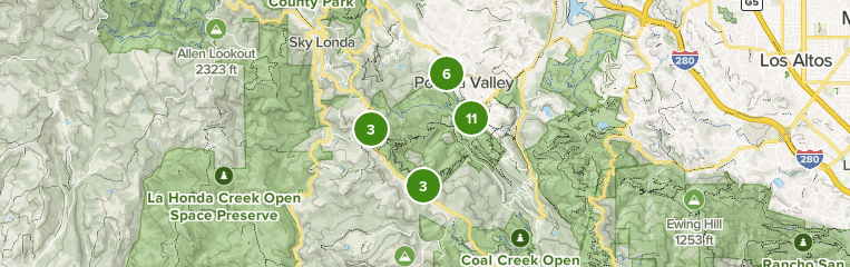 Windy Hill Trail Map Best 10 Trails In Windy Hill Open Space | Alltrails