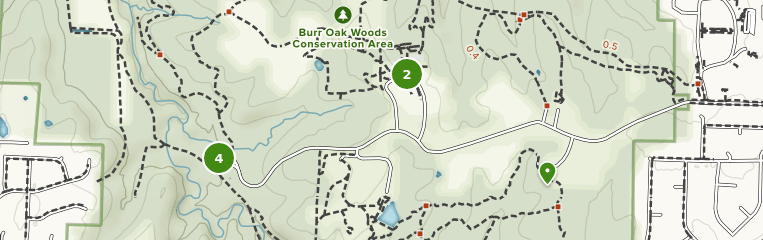 Burr Oak State Park Map