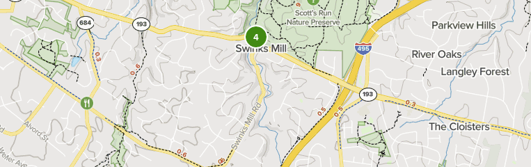 Scotts Run Trail Map Best 10 Trails In Scotts Run Stream Valley Park Alltrails