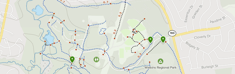 Watkins Regional Park Map Best Trails in Watkins Regional Park   Maryland | AllTrails