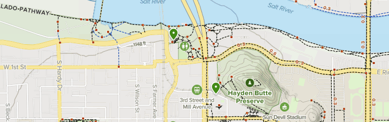 Tempe Beach Park Map Best 10 Trails In Tempe Beach Park | Alltrails
