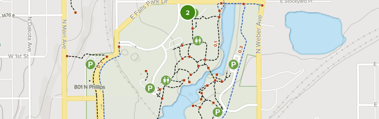 Sioux Falls Park Map Best 10 Trails In Falls Park | Alltrails