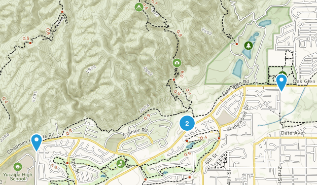 Yucaipa Regional Park Map