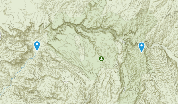 aravaipa canyon hiking map