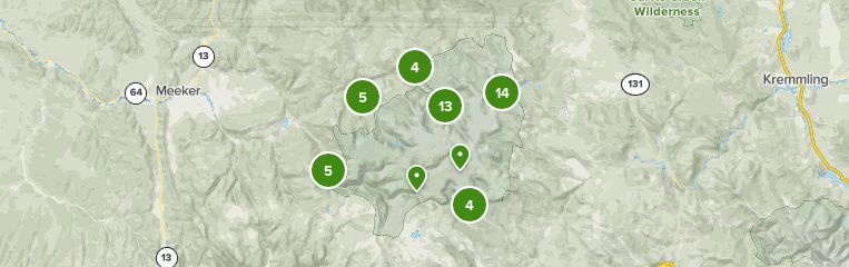 Flat Tops Wilderness Map Best 10 Trails In Flat Tops Wilderness | Alltrails