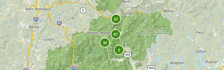 Best Trails in Presidential Range-Dry River Wilderness - New Hampshire ...