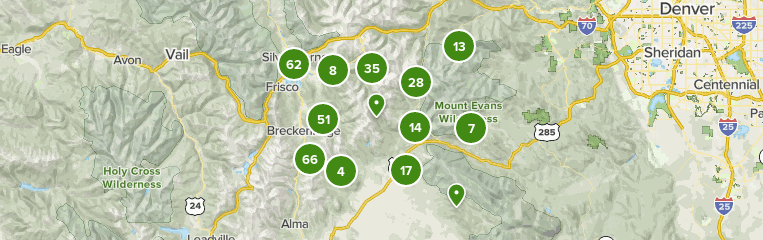 mt evans wilderness camping