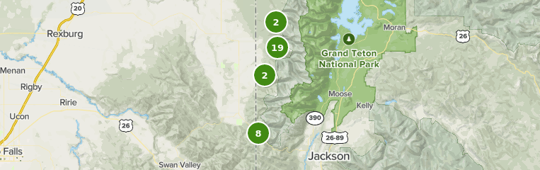 jedediah smith memorial trail map