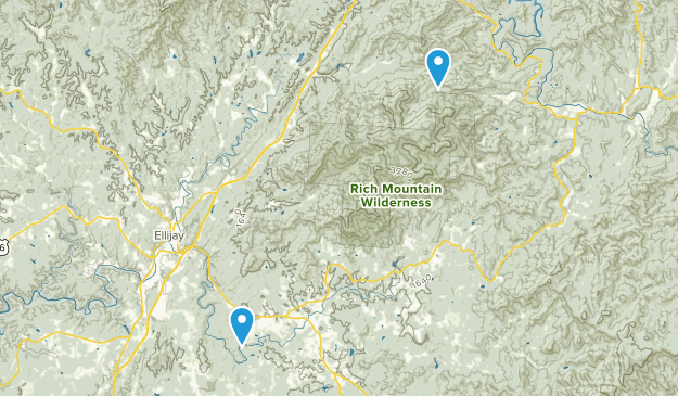 Best Trails in Rich Mountain Wilderness AllTrails