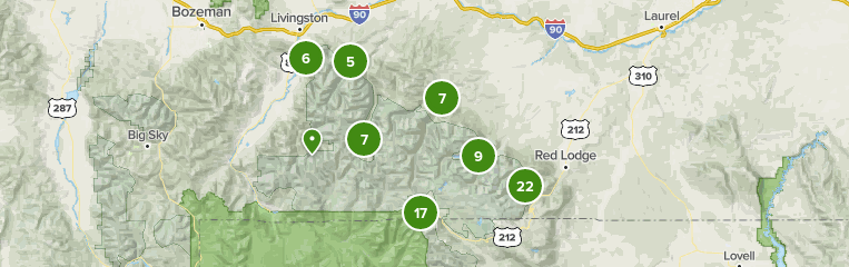 Beartooth Mountains Trail Map Best 10 Trails In Absaroka-Beartooth Wilderness | Alltrails