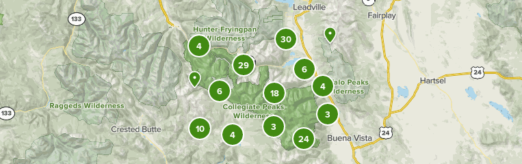 Collegiate Peaks Wilderness Map Hjr8Ursk3Ng8Dm