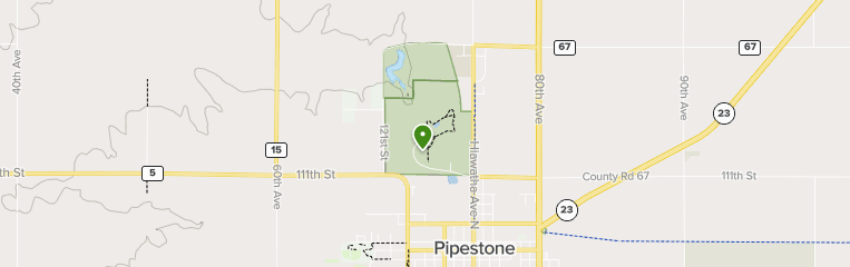 Pipestone National Monument Map Best 10 Trails In Pipestone National Monument | Alltrails