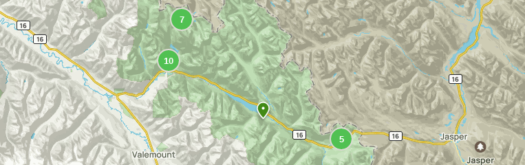 carte du mont robson