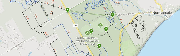 Turkey Point Map 2023 Best 10 Trails in Turkey Point Provincial Park | AllTrails