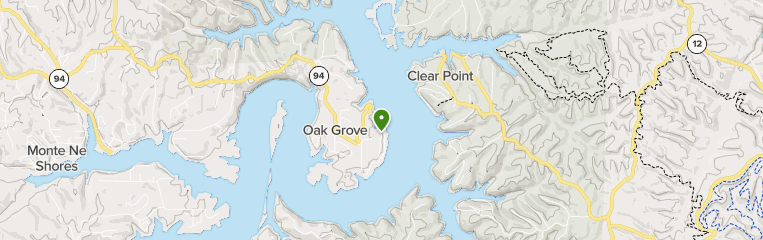 Horseshoe bend arkansas map