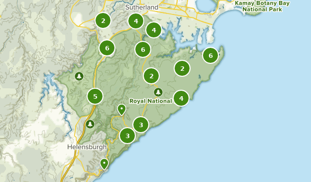 Royal National Park Map