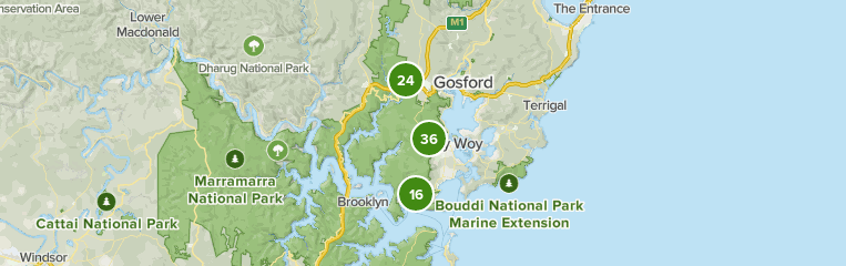 Map Of Brisbane Waters Sgkfdfos4F8Nom