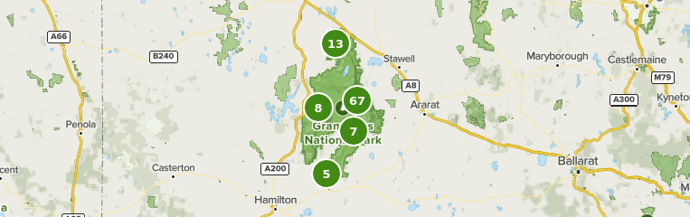 grampians national park map Best Trails In Grampians National Park Victoria Australia grampians national park map