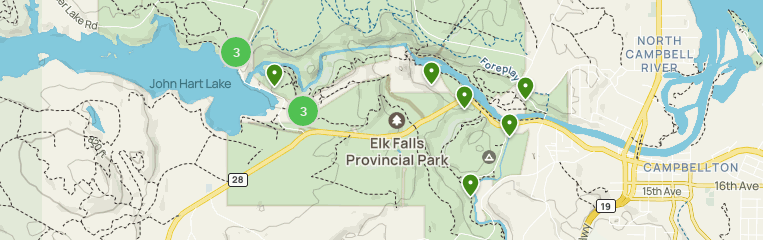 Best 10 Hikes and Trails in Elk Falls Provincial Park | AllTrails