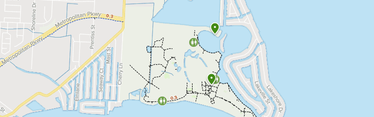 Lake St Clair Metropark Map Best 10 Trails In Lake St Clair Metro Park Alltrails