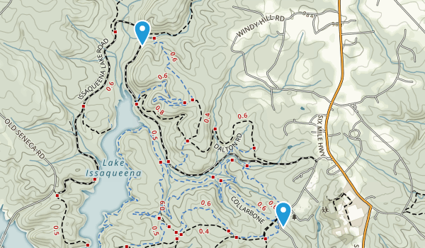 clemson experimental forest map