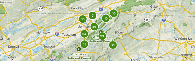 Cherokee National Forest Trail Map Best 10 Trails In Cherokee National Forest | Alltrails