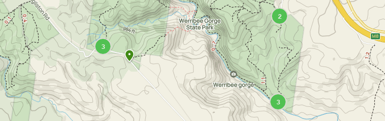 Werribee Park Visitor Guide Map by Parks Victoria