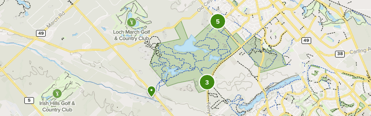 South March Highlands Trail Map Best 10 Trails In South March Highlands Conservation Forest | Alltrails