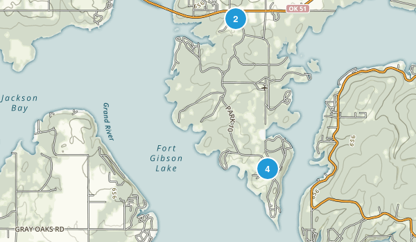 Sequoyah State Park Campground Map