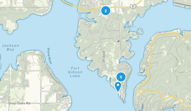 Sequoyah State Park Campground Map